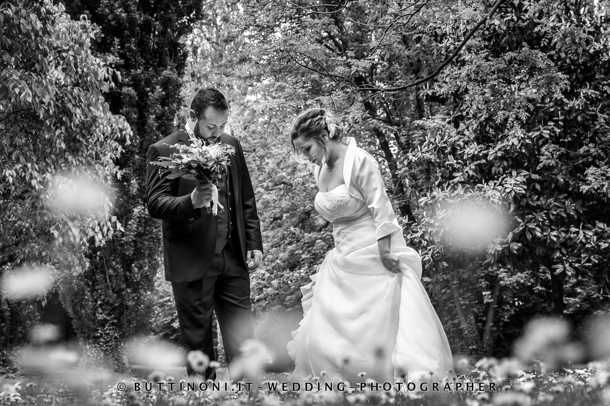 Sposi Matrimonio Ristorante La Bassanina Fornovo Caravaggio Bergamo Reportage senza pose © Carlo Buttinoni Fotografo