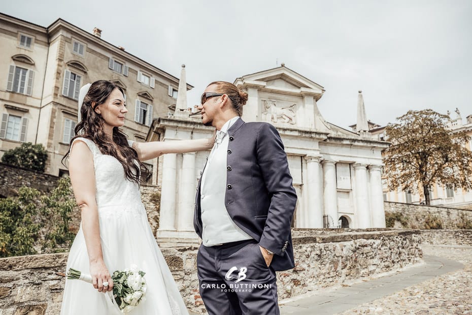 Fotografo Matrimonio Città Alta Bergamo 65 Matrimonio Città Alta Porta San Giacomo Bergamo Carlo Buttinoni Fotografo