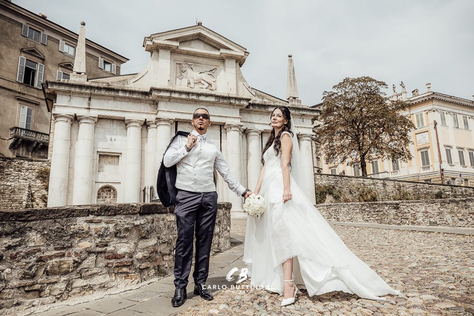 Fotografo Matrimonio Città Alta Bergamo 70 Matrimonio Città Alta Porta San Giacomo Bergamo Carlo Buttinoni Fotografo