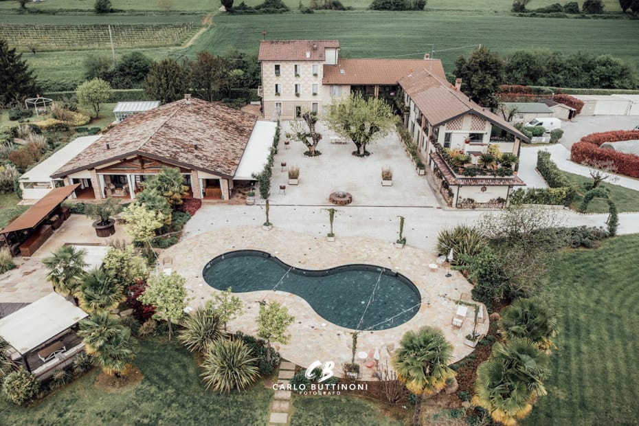 Tenuta Serradesca 186 Vista aerea con drone Reportage Sposi Carlo Buttinoni Fotografo Matrimonio Ristorante-Tenuta Serradesca Acquaroli Scanzorosciate Bergamo Milano Brescia