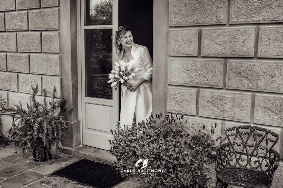 Tenuta Serradesca 218 Arrivo sposa per rito civile Cerimonia Chiesetta vegetale Reportage Sposi Carlo Buttinoni Fotografo Matrimonio Ristorante-Tenuta Serradesca Acquaroli Scanzorosciate Bergamo Milano Brescia