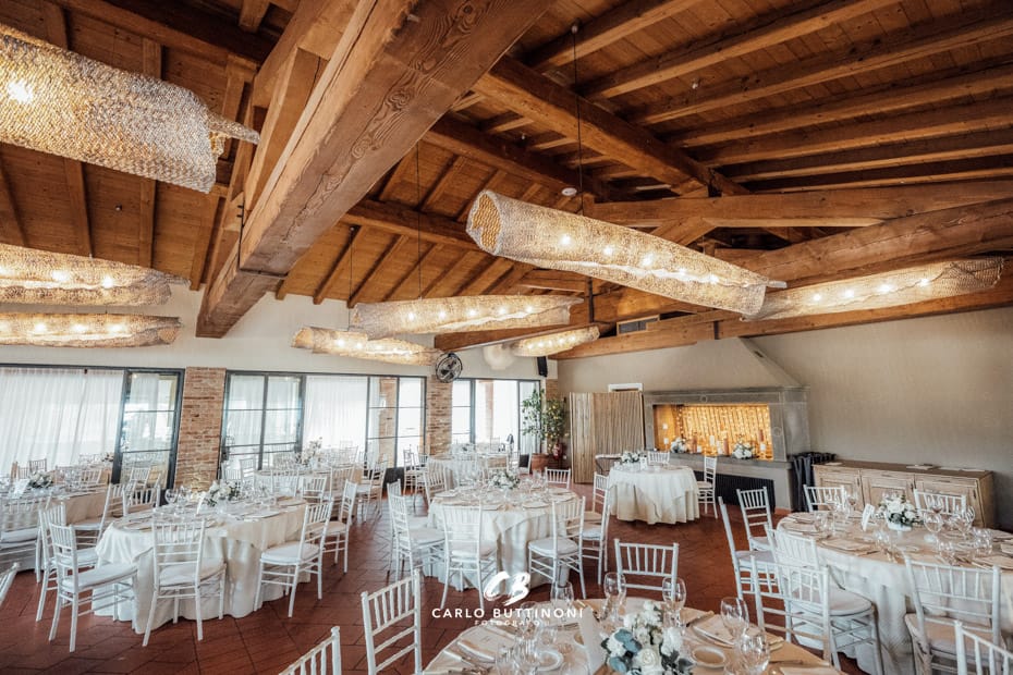 Tenuta Serradesca 275 Sala da pranzo Ristorante Tenuta Serradesca Acquaroli Scanzorosciate Bergamo Milano Brescia - Carlo Buttinoni Fotografo Matrimonio