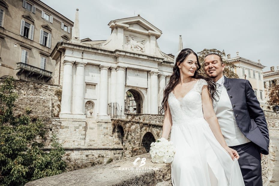 Fotografo Matrimonio Città Alta Bergamo 53 Matrimonio Città Alta Porta San Giacomo Bergamo Carlo Buttinoni Fotografo